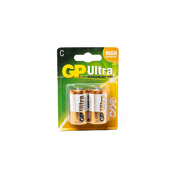 Батарейка GP ULTRA ALKALINE 1.5V 14AU-U2, LR14,C блiстер