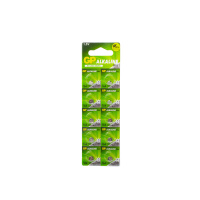 bat GP дискові часові alkaline 164F, AG1 бл.10 шт (250)