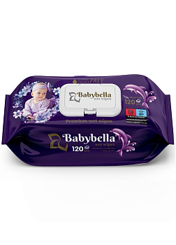 Вологі серветки Baby Bella  Labella 120шт