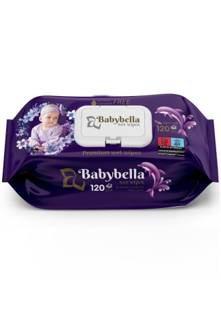 Вологі серветки Baby Bella  Labella 120шт
