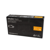 Рукавиця    медична "NITRYLEX" XS(100/1000) BLACK