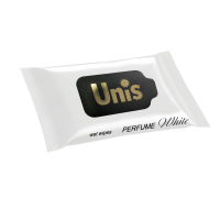 Вологі серветки ТМ UNIS антибактеріальні Perfume White (15 шт.)/36 шт