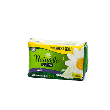 Прокладки Naturella Ultra Camomile night (6крапельок) 28шт.