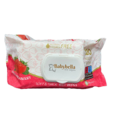 Вологі серветки Baby Bella Strawberry 120шт