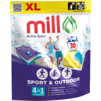 Капсули для прання 2в1 ACTIVE SPORT 30шт (6/384) (MILL PROFESSIONAL)