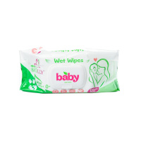 Вологі серветки "BIOLLY', for baby 120 шт