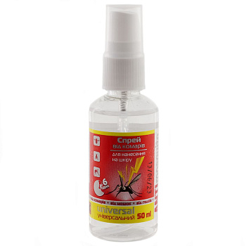 AntiMosquito спрей від комарів 50мл universal (захист до 6год)