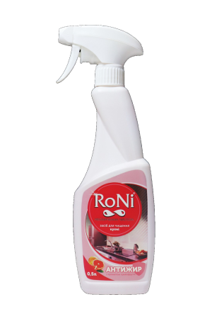 Засіб для чищення кухні "RoNi" атижир з ароматом Грейпфрут 500 мл (розпилювач)
