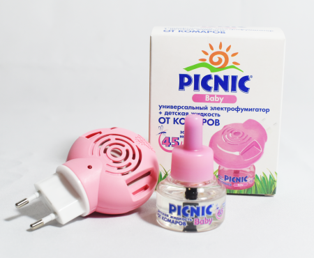 "Piknik Baby" - електрофумігатор+рідина від комарів 30мл (45 ночей)