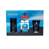 Парфумерний набір "Lux Bonus"  AQUATON (шампунь+одеколон+крем для лиця)
