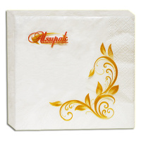 Серветка паперова 33*33 біла 2-х шарова (20шт.) (4820077390226)