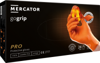 Рукавиця нітрилова "GOGRIP" L (50/500) Помаранчеві