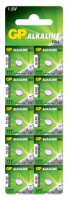 Батарейка GP  Alkaline  button cell . 1.5V177-U10  год. лужна  AG4, LR626,SR66