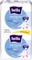 Прокладки Bella Perfecta Ultra Blue extra soft (4крапельки) 10+10шт.