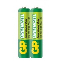 Батарейка GP GREENCELL 1.5V 24G-S2  сольова R03, AAA