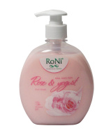Крем- мило рідке "Rose & Yogurt" з гліцерином ТМ ''RoNi''  дозатор 450 мл/10
