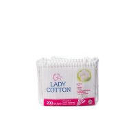 Вухочистка Lady Cotton 200шт п/е упаковка