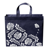 Еко сумка  середня  "Пелюстка" ручка 40см 36*30*16 т.синя Еко сумка  середня  "Пелюстка" ручка 40см 36*30*16 т.синя