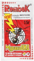 Rembek мікрогранули МурахаЦид 15г від садових мурах 2-ий вміст отрути (50) 