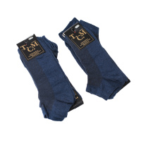 Шкарпетки  чоловічі стрейч  сітка 27-29р. т.сині (короткі)(упак=10шт)