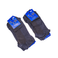 Шкарпетки  чоловічі стрейч  сітка 25-27р. т.сині (короткі)(упак=10шт)