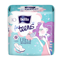 Прокладки Bella for Teens Ultra Sensitive extra soft 10шт. Прокладки Bella for Teens Ultra Sensitive extra soft 10шт.