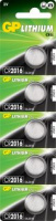 Батарейка GP дискова Lithium Button Cell 3.0V CR2016-8U5 літієві