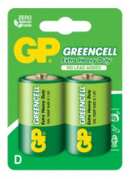 Батарейка GP GREENCELL 1.5V сольова, 13G-U2, R20, D