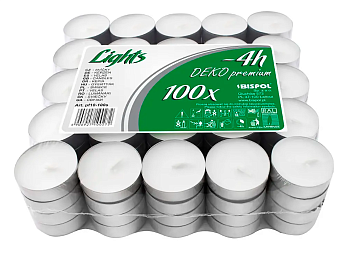 Свічки таблетки білі 4год (100/1000)
