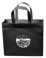 Еко сумка  мала "Пейзаж"29*27*10 чорна Еко сумка  мала "Пейзаж"29*27*10 чорна
