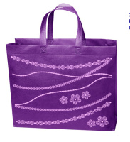 Еко сумка  середня  "Намисто" ручка 40см 36*30*16 фіолетова Еко сумка  середня  "Намисто" ручка 40см 36*30*16 фіолетова