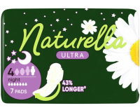 NATURELLA Ultra Жіночі гіг. прокл. Camomile night 7шт  NATURELLA Ultra Жіночі гіг. прокл. Camomile night 7шт